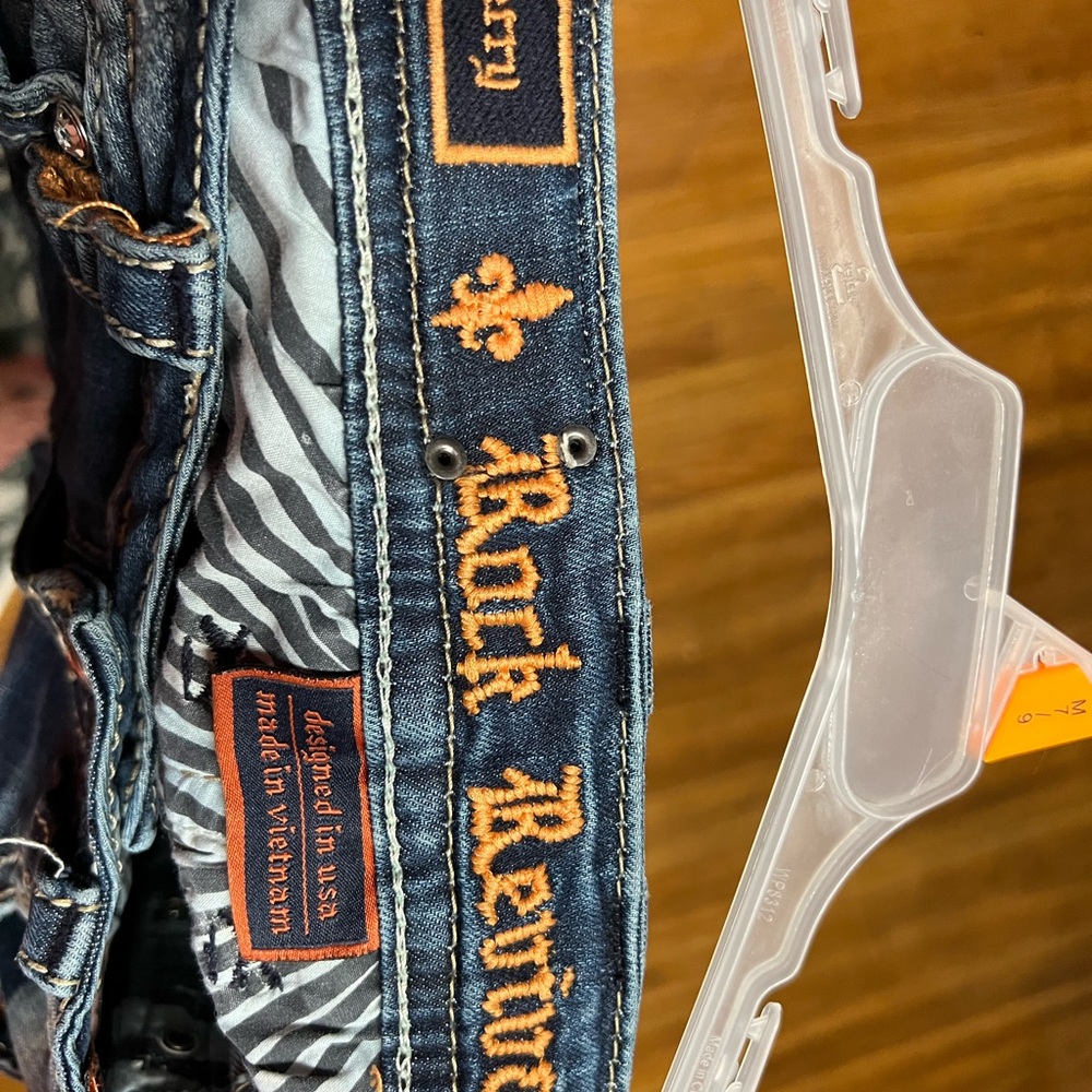 Rock Revival Dark Blue Jeans for Men